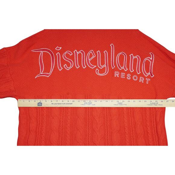 Disneyland Red Cable Knit Sweater Spirit Jersey Size 2X - Picture 11 of 11